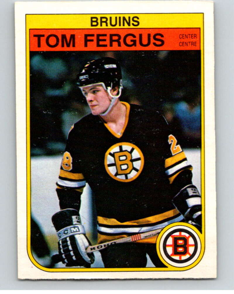 1982-83 O-Pee-Chee #11 Tom Fergus RC Rookie Boston Bruins V57127 Image 1