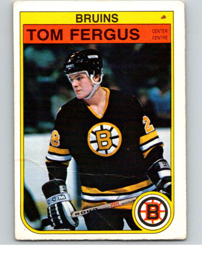 1982-83 O-Pee-Chee #11 Tom Fergus RC Rookie Boston Bruins V57128 Image 1