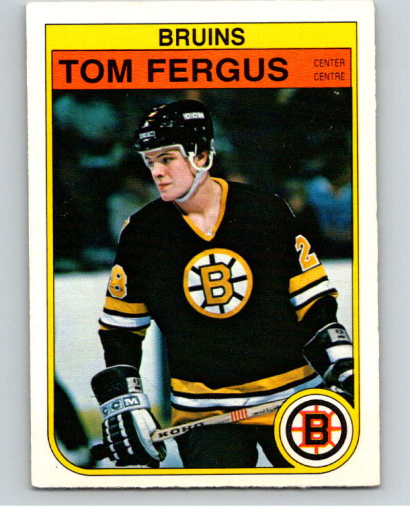 1982-83 O-Pee-Chee #11 Tom Fergus RC Rookie Boston Bruins V57135 Image 1