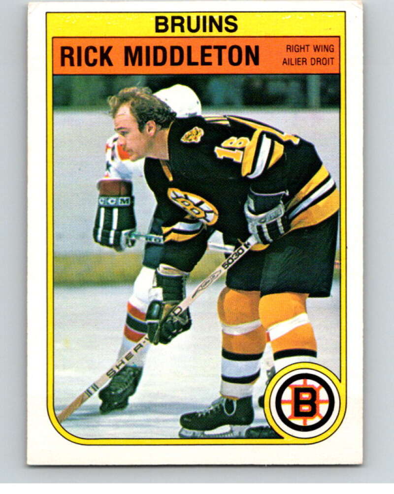 1982-83 O-Pee-Chee #15 Rick Middleton Boston Bruins V57162 Image 1