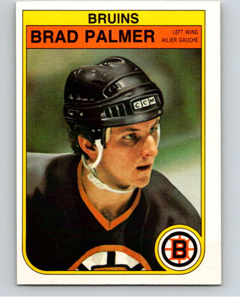 1982-83 O-Pee-Chee #21 Brad Palmer RC Rookie Boston Bruins V57192 Image 1