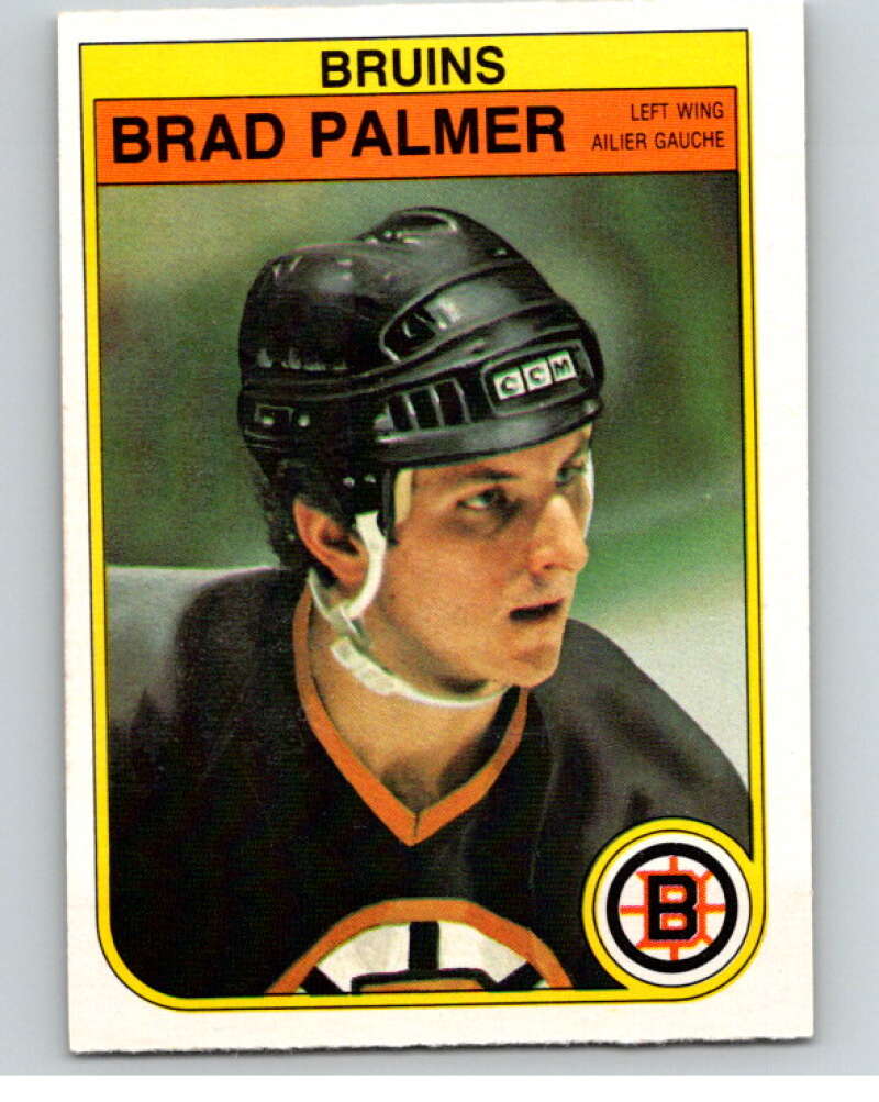 1982-83 O-Pee-Chee #21 Brad Palmer RC Rookie Boston Bruins V57194 Image 1