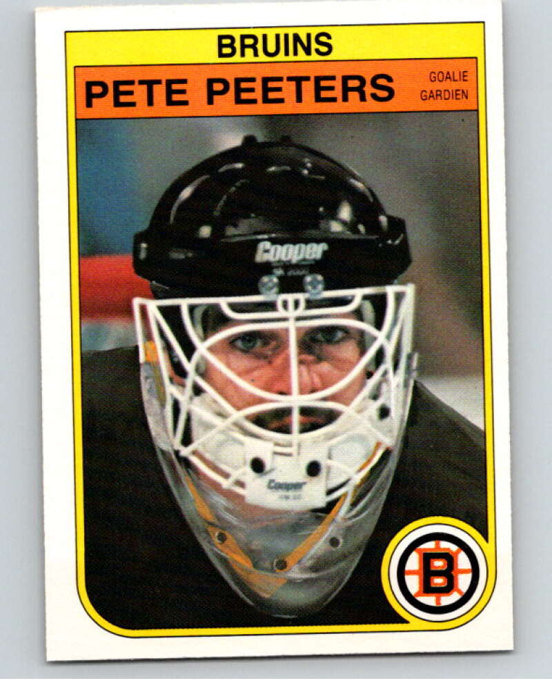 1982-83 O-Pee-Chee #22 Pete Peeters Boston Bruins V57197 Image 1