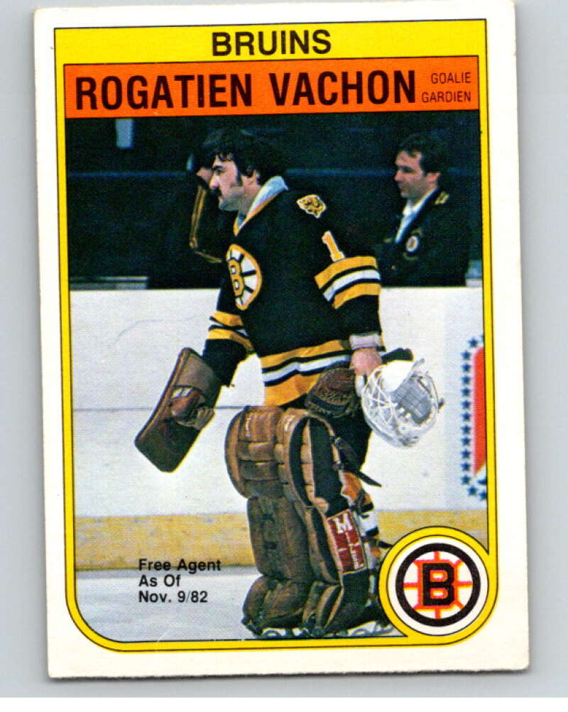 1982-83 O-Pee-Chee #23 Rogie Vachon Boston Bruins V57203 Image 1
