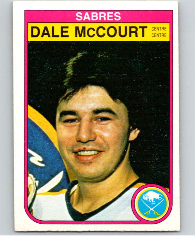 1982-83 O-Pee-Chee #28 Dale McCourt Buffalo Sabres V57238 Image 1