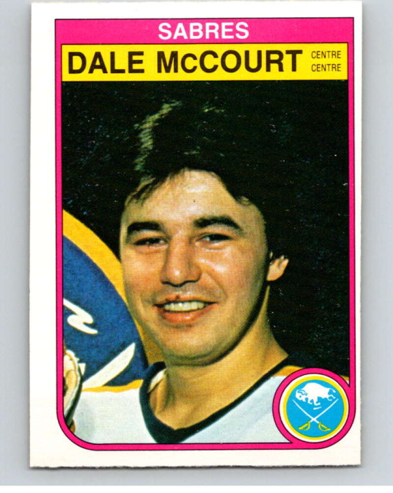 1982-83 O-Pee-Chee #28 Dale McCourt Buffalo Sabres V57242 Image 1