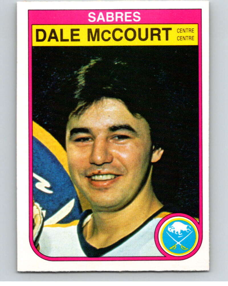 1982-83 O-Pee-Chee #28 Dale McCourt Buffalo Sabres V57243 Image 1