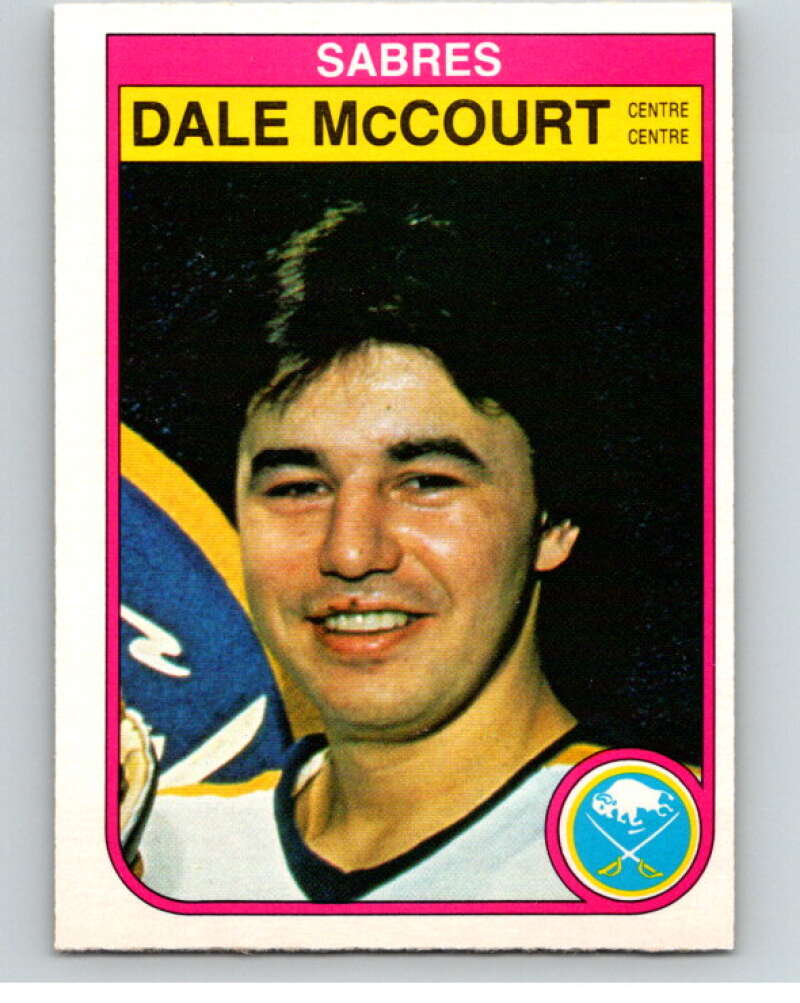 1982-83 O-Pee-Chee #28 Dale McCourt Buffalo Sabres V57244 Image 1