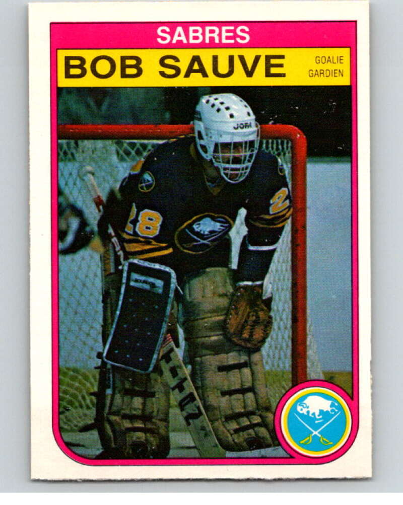 1982-83 O-Pee-Chee #34 Bob Sauve Buffalo Sabres V57293 Image 1