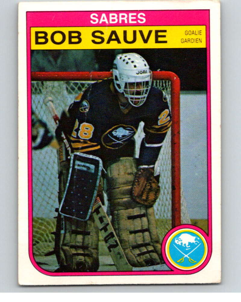 1982-83 O-Pee-Chee #34 Bob Sauve Buffalo Sabres V57295 Image 1