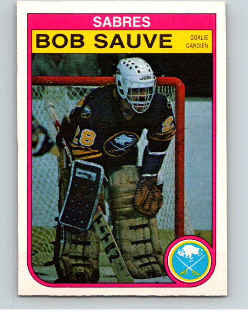 1982-83 O-Pee-Chee #34 Bob Sauve Buffalo Sabres V57297 Image 1