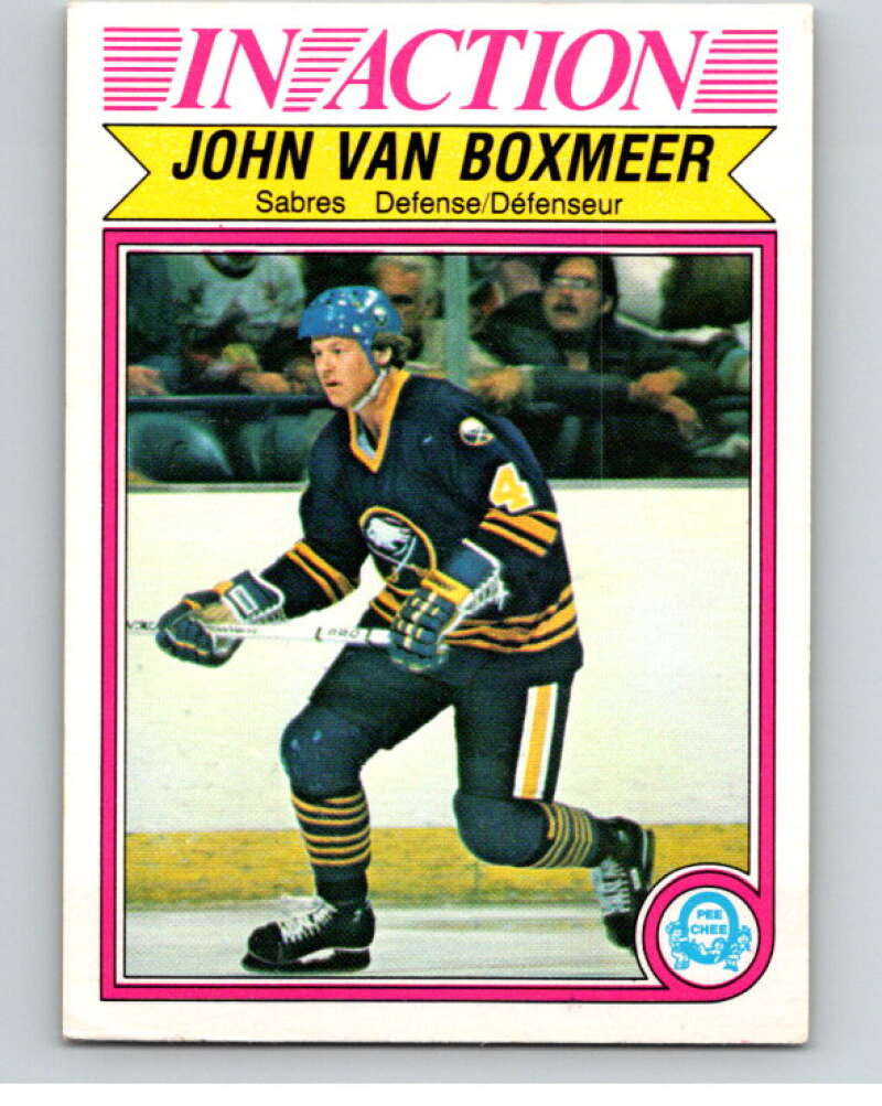 1982-83 O-Pee-Chee #37 John Van Boxmeer IA RC Rookie Buffalo Sabres V57311 Image 1