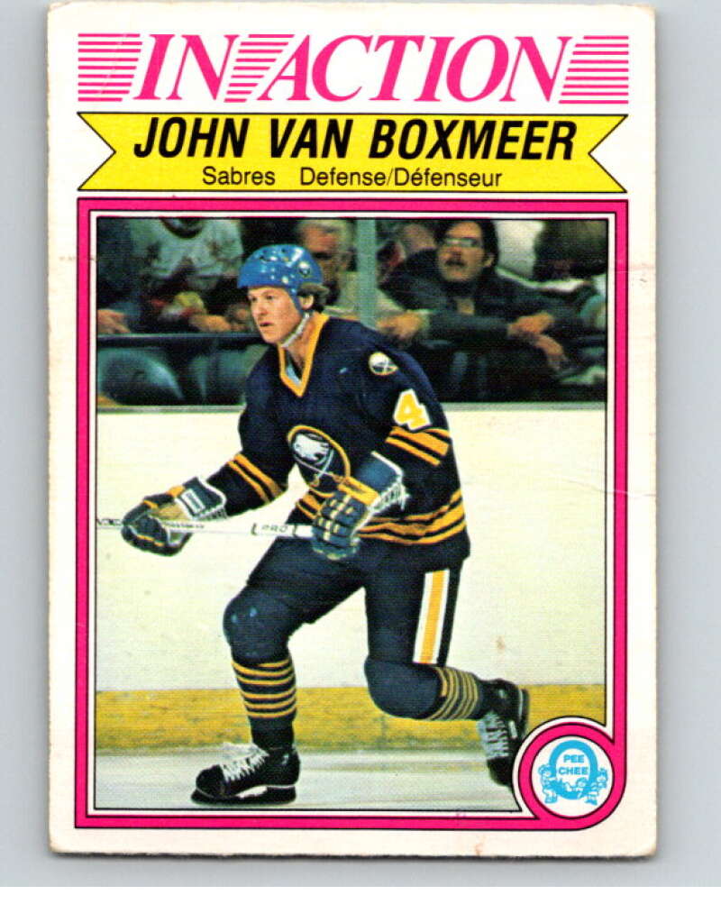 1982-83 O-Pee-Chee #37 John Van Boxmeer IA RC Rookie Buffalo Sabres V57313 Image 1