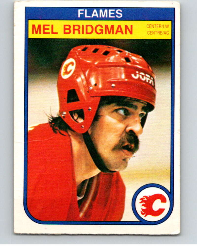 1982-83 O-Pee-Chee #39 Mel Bridgman Calgary Flames V57328 Image 1