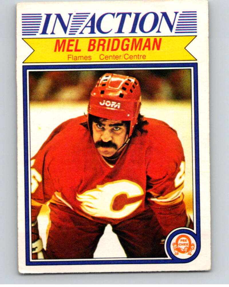 1982-83 O-Pee-Chee #40 Mel Bridgman IA Calgary Flames V57341 Image 1