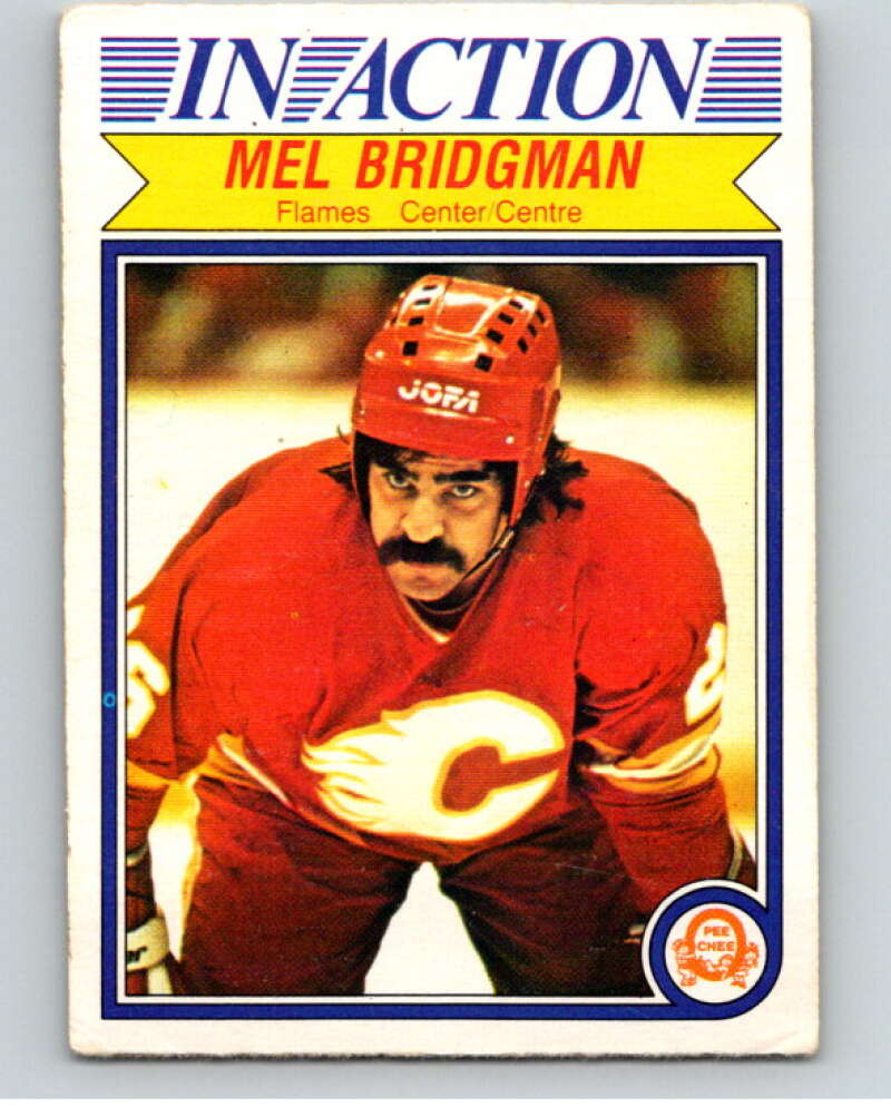 1982-83 O-Pee-Chee #40 Mel Bridgman IA Calgary Flames V57342 Image 1