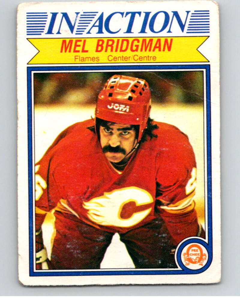 1982-83 O-Pee-Chee #40 Mel Bridgman IA Calgary Flames V57343 Image 1