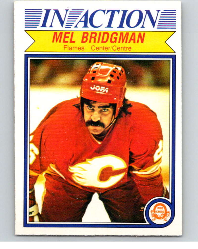 1982-83 O-Pee-Chee #40 Mel Bridgman IA Calgary Flames V57344 Image 1