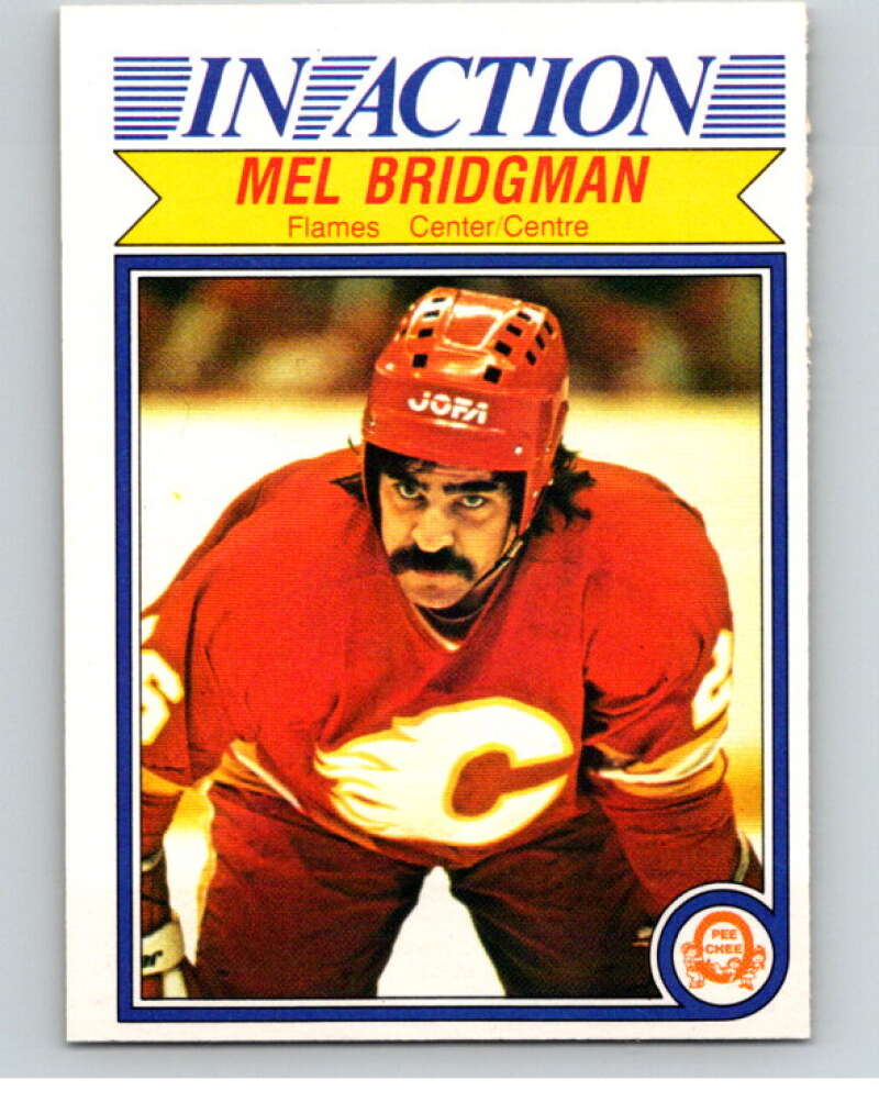 1982-83 O-Pee-Chee #40 Mel Bridgman IA Calgary Flames V57347 Image 1