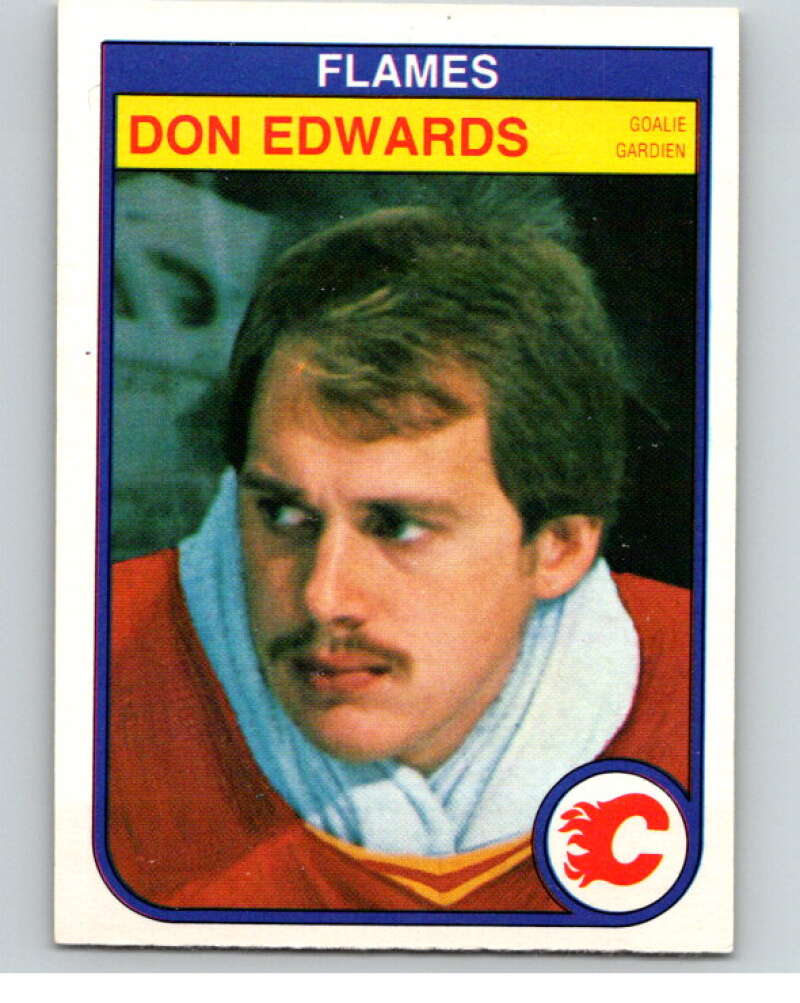 1982-83 O-Pee-Chee #46 Don Edwards Calgary Flames V57398 Image 1