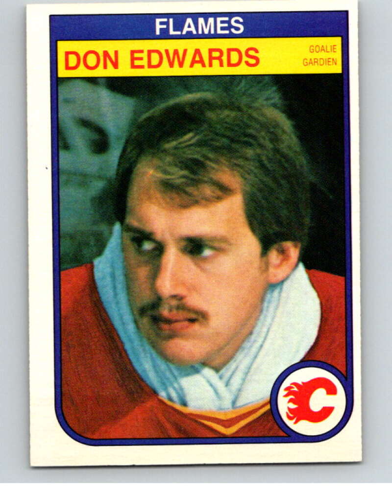 1982-83 O-Pee-Chee #46 Don Edwards Calgary Flames V57400 Image 1