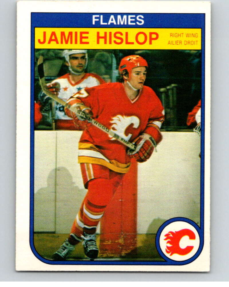 1982-83 O-Pee-Chee #47 Jamie Hislop Calgary Flames V57409 Image 1