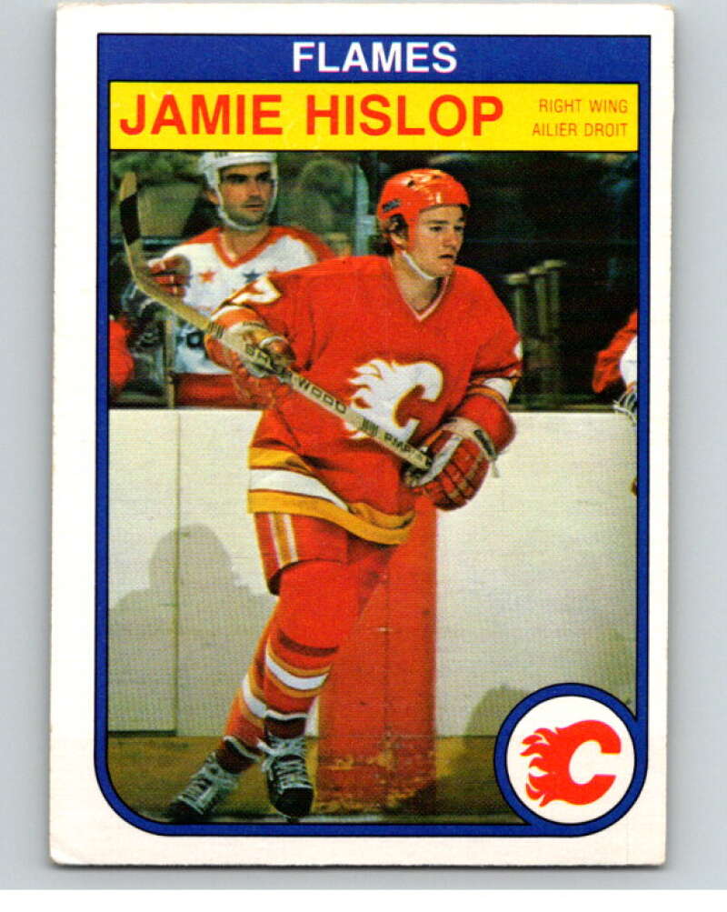 1982-83 O-Pee-Chee #47 Jamie Hislop Calgary Flames V57412 Image 1