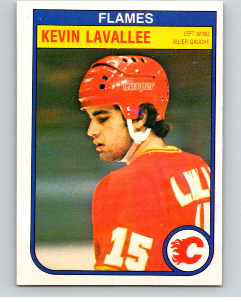 1982-83 O-Pee-Chee #49 Kevin LaVallee RC Rookie Calgary Flames V57428 Image 1