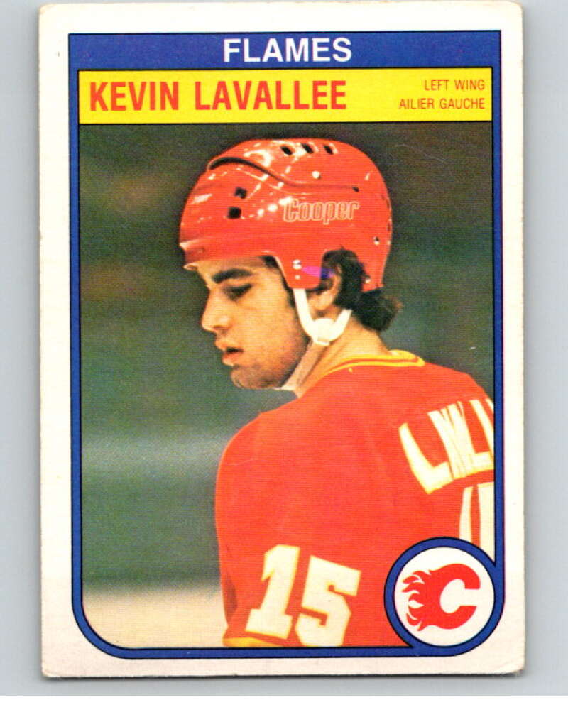 1982-83 O-Pee-Chee #49 Kevin LaVallee RC Rookie Calgary Flames V57429 Image 1