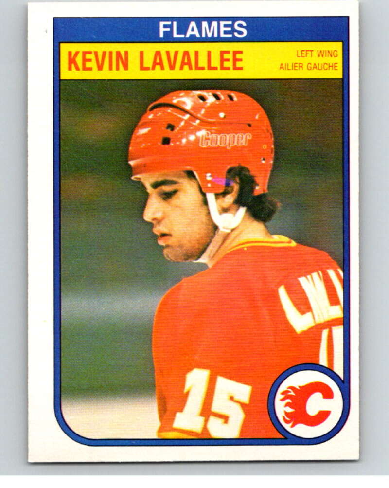 1982-83 O-Pee-Chee #49 Kevin LaVallee RC Rookie Calgary Flames V57431 Image 1