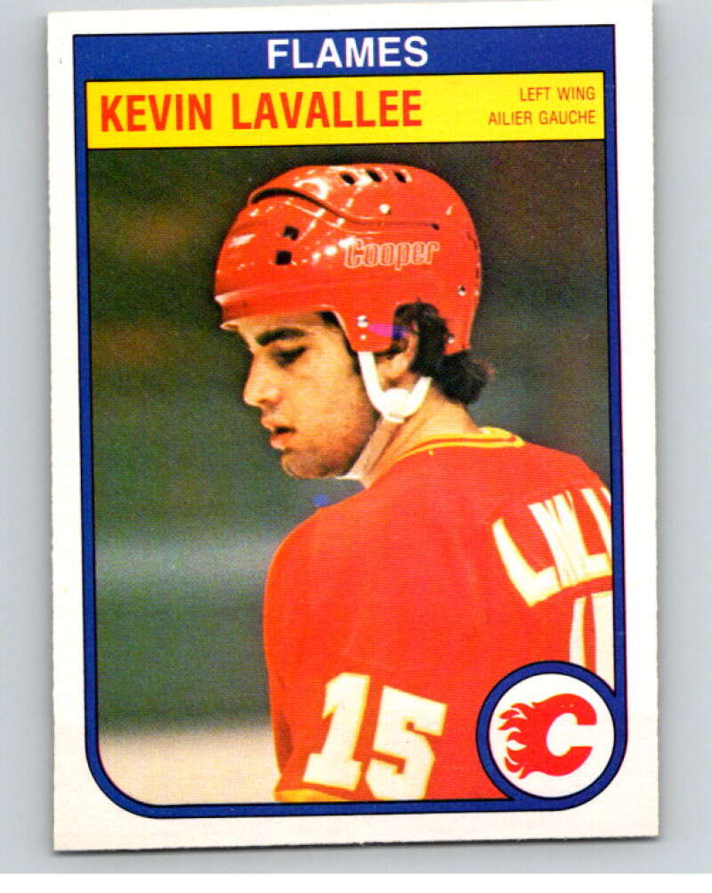 1982-83 O-Pee-Chee #49 Kevin LaVallee RC Rookie Calgary Flames V57432 Image 1