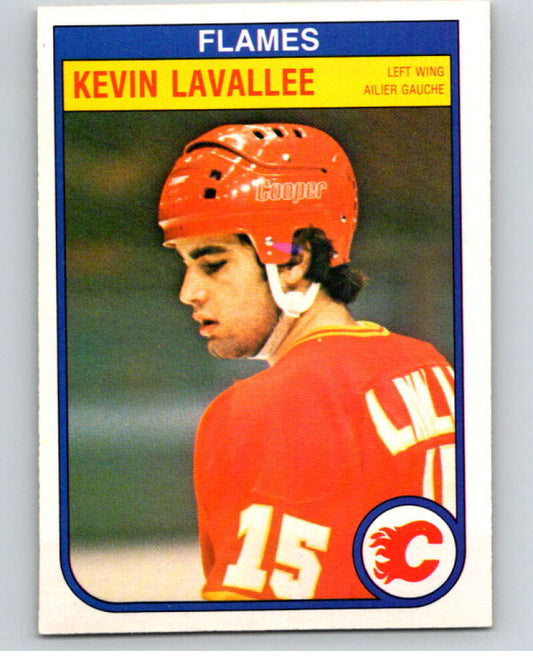 1982-83 O-Pee-Chee #49 Kevin LaVallee  RC Rookie Calgary Flames  V57433 Image 1