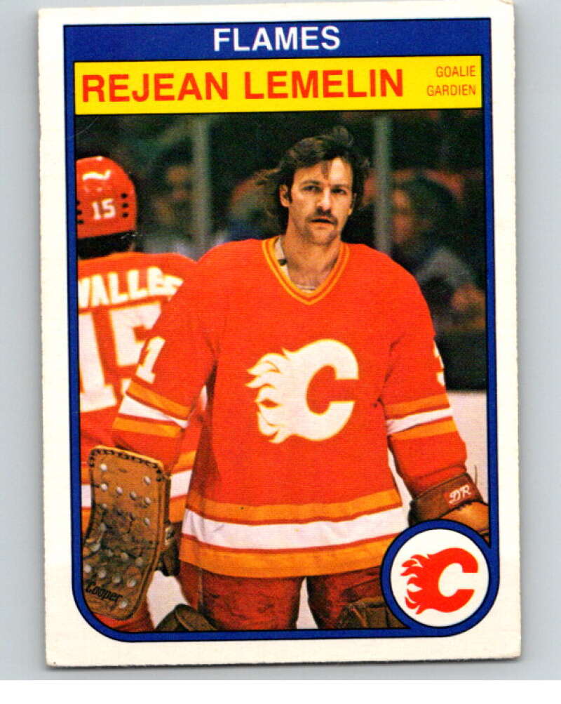 1982-83 O-Pee-Chee #50 Reggie Lemelin Calgary Flames V57436 Image 1