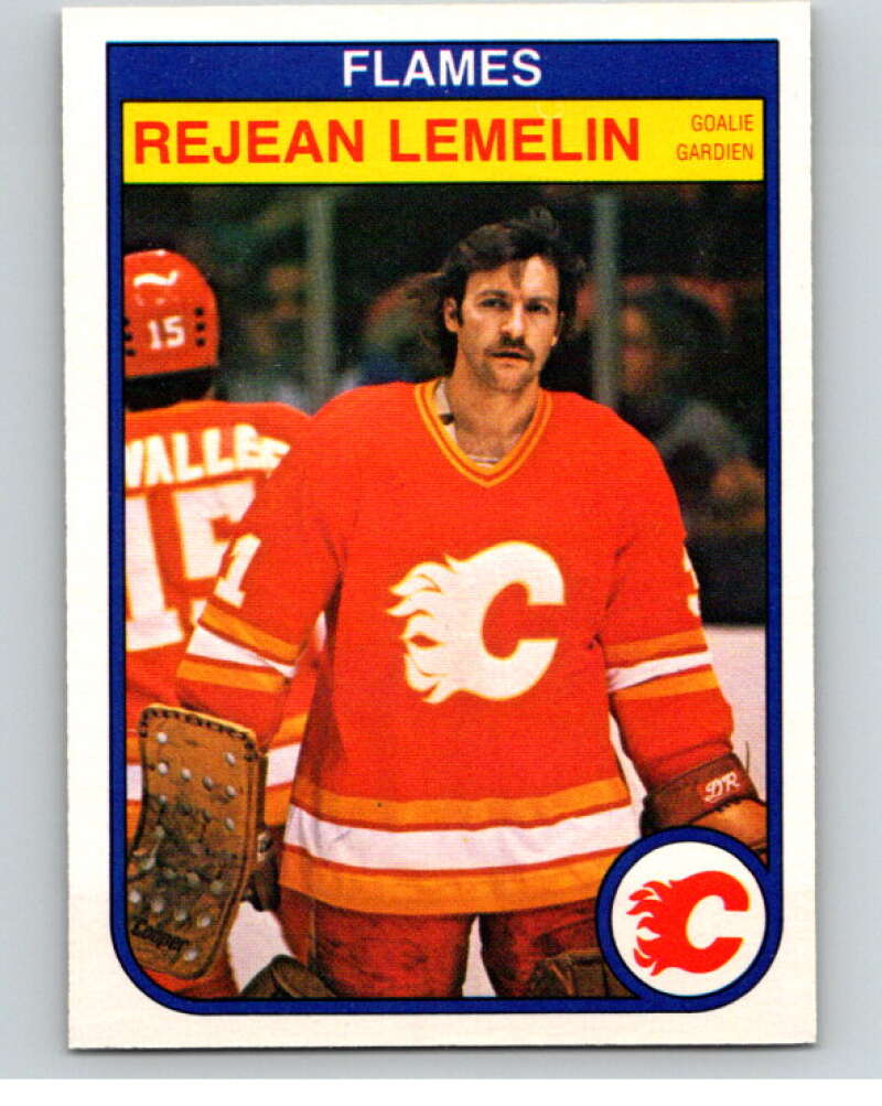 1982-83 O-Pee-Chee #50 Reggie Lemelin Calgary Flames V57437 Image 1