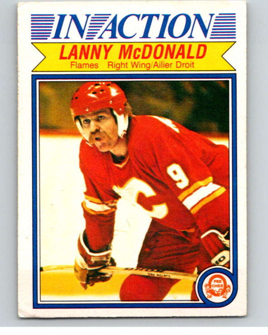 1982-83 O-Pee-Chee #52 Lanny McDonald IA  Calgary Flames  V57448 Image 1