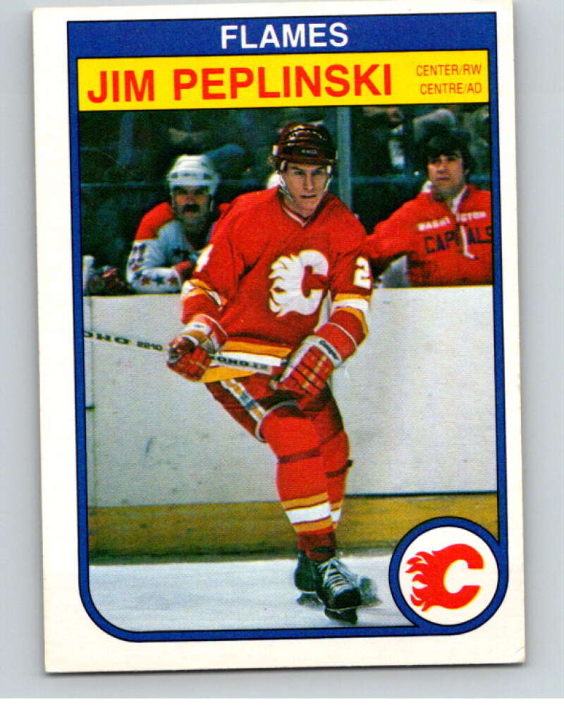1982-83 O-Pee-Chee #55 Jim Peplinski Calgary Flames V57470 Image 1