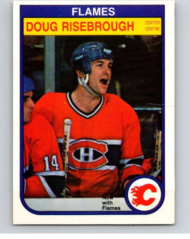 1982-83 O-Pee-Chee #57 Doug Risebrough RC Rookie Calgary Flames V57480 Image 1