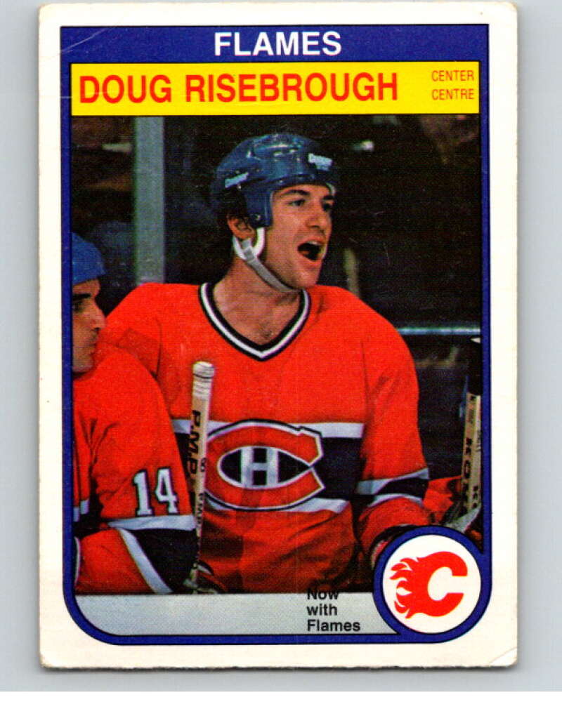 1982-83 O-Pee-Chee #57 Doug Risebrough RC Rookie Calgary Flames V57483 Image 1