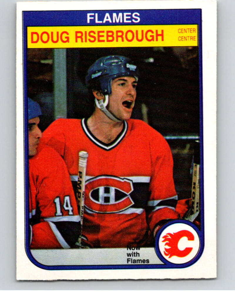 1982-83 O-Pee-Chee #57 Doug Risebrough RC Rookie Calgary Flames V57485 Image 1