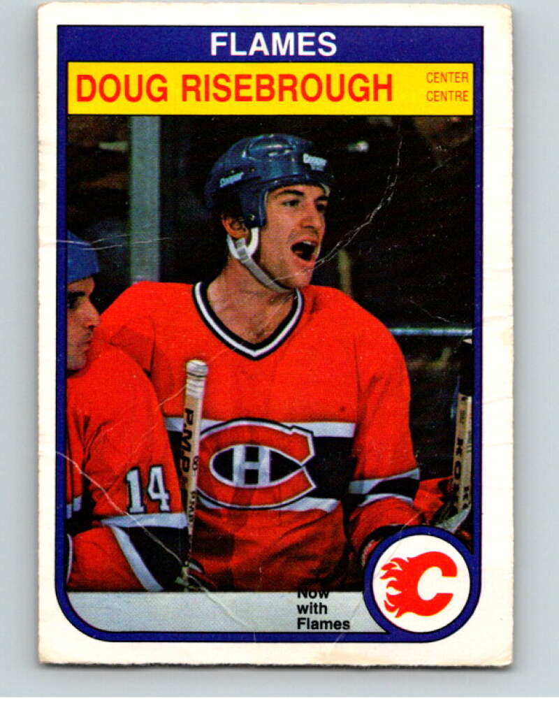 1982-83 O-Pee-Chee #57 Doug Risebrough RC Rookie Calgary Flames V57486 Image 1