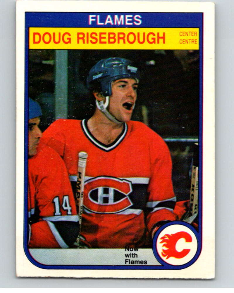 1982-83 O-Pee-Chee #57 Doug Risebrough RC Rookie Calgary Flames V57489 Image 1