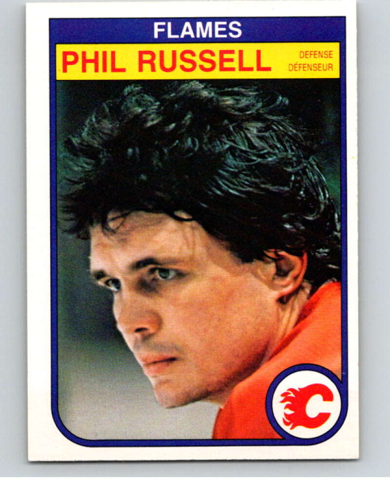 1982-83 O-Pee-Chee #58 Phil Russell Calgary Flames V57494 Image 1