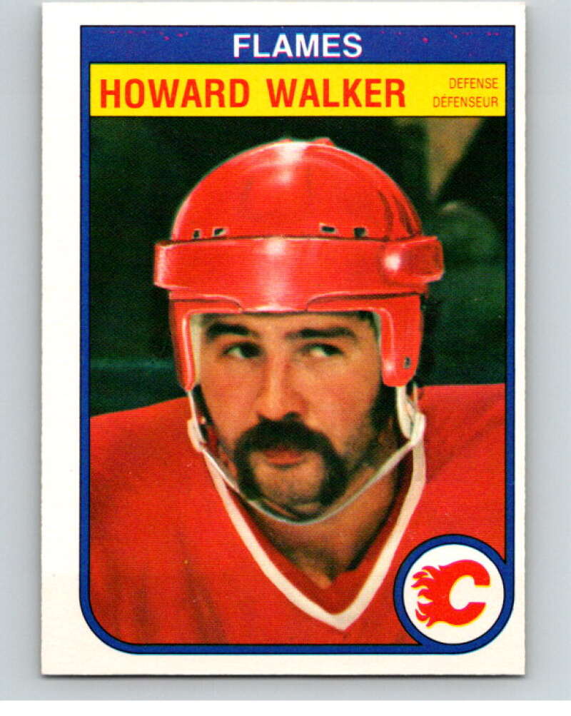 1982-83 O-Pee-Chee #59 Howard Walker RC Rookie Calgary Flames V57506 Image 1