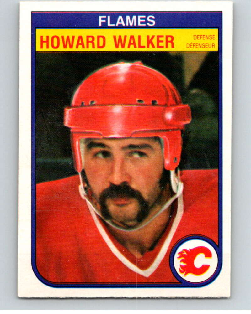 1982-83 O-Pee-Chee #59 Howard Walker RC Rookie Calgary Flames V57507 Image 1