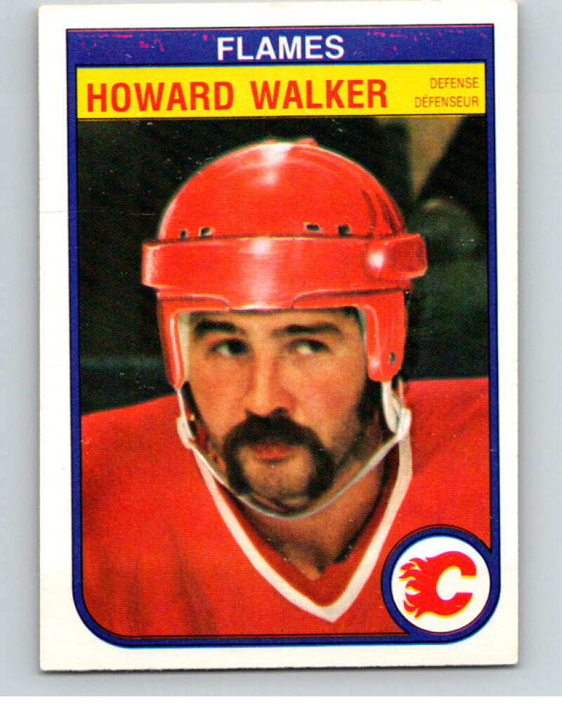1982-83 O-Pee-Chee #59 Howard Walker RC Rookie Calgary Flames V57508 Image 1