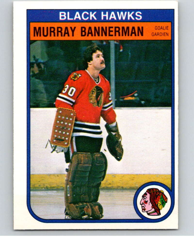 1982-83 O-Pee-Chee #61 Murray Bannerman Chicago Blackhawks V57519 Image 1