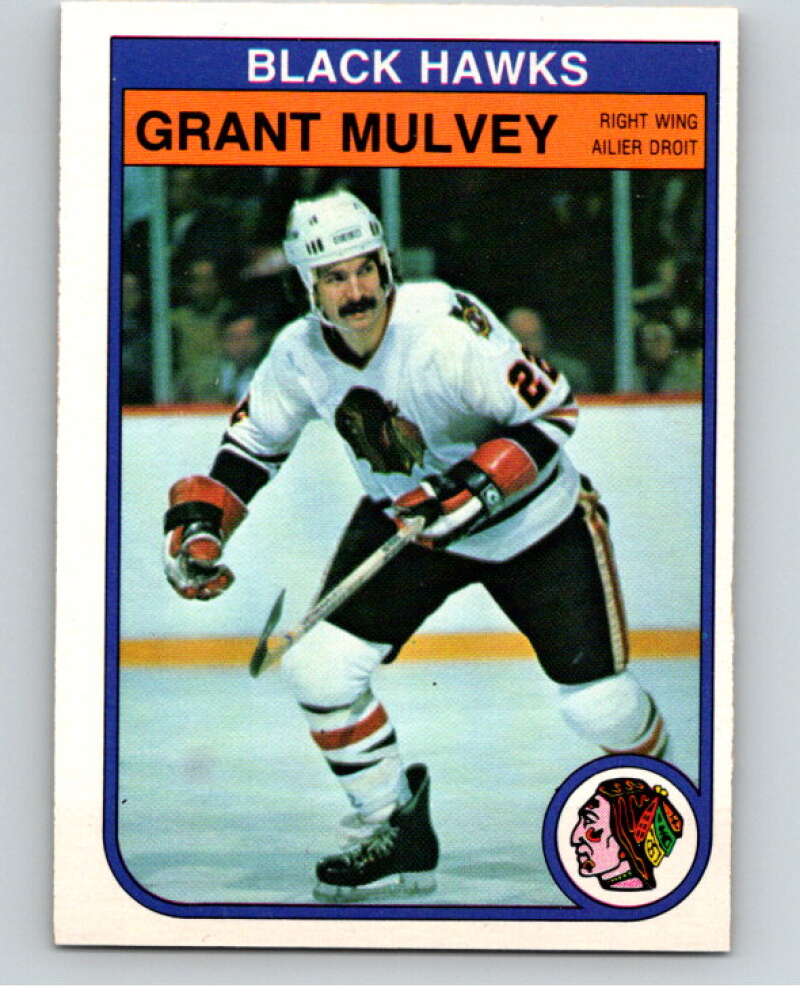 1982-83 O-Pee-Chee #69 Grant Mulvey Chicago Blackhawks V57583 Image 1