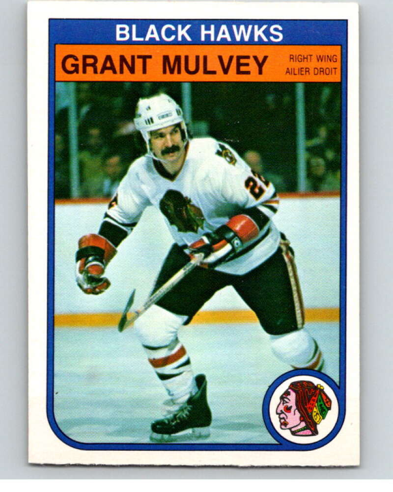 1982-83 O-Pee-Chee #69 Grant Mulvey Chicago Blackhawks V57584 Image 1