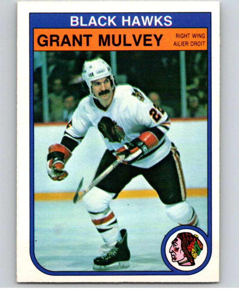 1982-83 O-Pee-Chee #69 Grant Mulvey Chicago Blackhawks V57585 Image 1