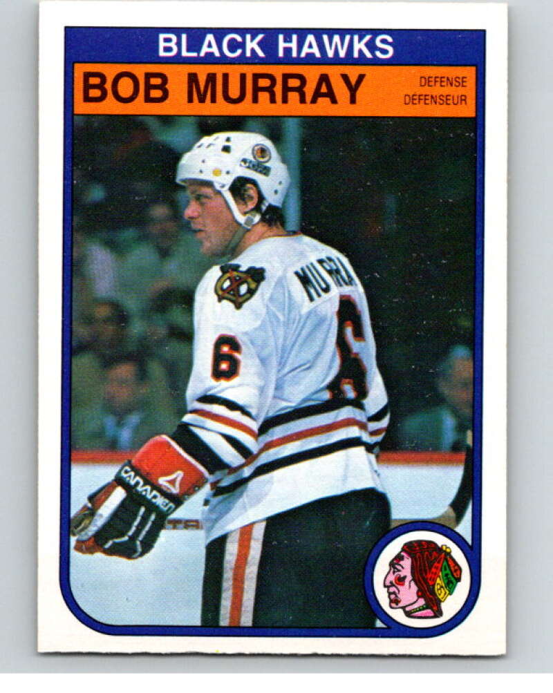 1982-83 O-Pee-Chee #70 Bob Murray Chicago Blackhawks V57589 Image 1